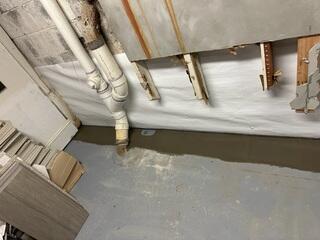 WaterGuard is an interior drainage system designed to capture water seepage from basement walls and floors. Installed along the perimeter, it directs water safely to the sump system to help keep the basement dry and protected. CleanSpace is a durable vapor barrier installed along basement walls to block moisture, odors, and humidity. It creates a cleaner, brighter environment while helping protect the space from mold and damp conditions.