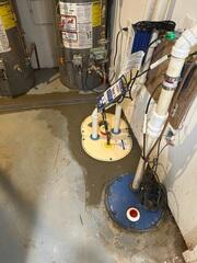 TripleSafe is a high-performance sump pump system featuring three pumps for dependable protection. It helps safeguard the basement during heavy rain, pump failure, or power outages, offering reliable flood defense.