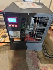 A high-performance dehumidifier that keeps basement air dry, preventing mold, mildew, and musty odors.