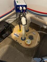 TripleSafe was installed in the corner to provide the ultimate protection against water damage with its three pumps.