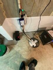 CleanSpace was installed on half the walls to seal off any moisture and humidity.