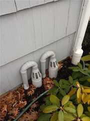 IceGuard is installed on sump pump discharge lines to prevent backups caused by frozen or clogged pipes. It allows water to escape safely, ensuring continued protection during freezing winter conditions.