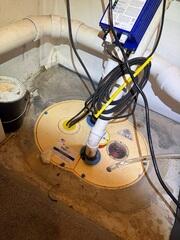 The TripleSafe system provides powerful, dependable protection against basement flooding with three levels of pumping capability. Even during heavy rain or power outages, it automatically adjusts to keep water moving out and away from the home.