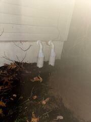 To protect the basement during freezing conditions, our crew installed our IceGuard Discharge Line. This innovative system allows water to escape safely if the exterior discharge pipe becomes blocked by ice, ensuring uninterrupted sump pump operation and year-round protection against water damage.