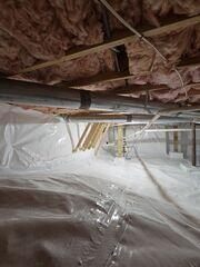 CleanSpace® Vapor Barrier System
The CleanSpace Vapor Barrier System was installed to fully encapsulate the crawl space, sealing out ground moisture and helping create a cleaner, more controlled environment beneath the home.