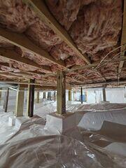 CleanSpace® Vapor Barrier System
The CleanSpace Vapor Barrier System was installed to fully encapsulate the crawl space, sealing out ground moisture and helping create a cleaner, more controlled environment beneath the home.