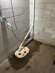 After: The homeowner was relieved to know their basement was properly protected with the best sump pump.