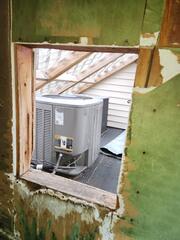 Raccoon Take Advantage of the Renovations in Kingston, NJ