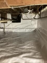 Installing CleanSpace in a Hillsdale, NY Crawlspace