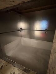 after we installed cleanspace vapor barrier and silverglo panels.