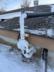 During: Our Foreman, Dakota, and his crew succesfully secured the system on the roof.