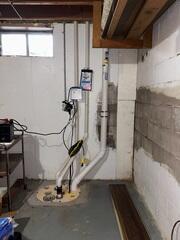 After: The homeowner was relieved to know their radon risk was reduced.