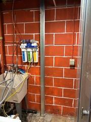 After: The crew successfully installed the PowerBraces on the damaged walls.