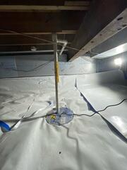 During: Our Foreman, Victor, and his crew worked hard to properly encapsulate the entire space.