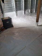 To manage humidity and improve air quality, a SaniDry Sedona dehumidifier was added, providing consistent moisture control year-round.