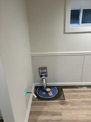 Our SuperSump Premier provides reliable, high-capacity water removal, ensuring the basement stays dry even during heavy storms or power interruptions.