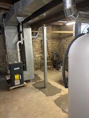 During: Our Design Specialist, Michel, recommended securing SmartJacks to prevent the settlement from continuing.