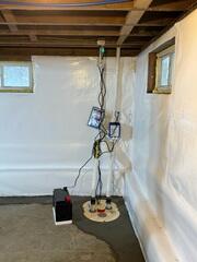 Basement Waterproofing in Plattsburgh, New York, by Matt Clark's Northern B...