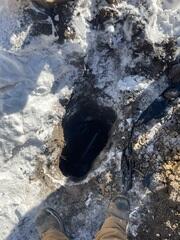 During: Our Foreman, Victor, and his crew secured the GeoLock Wall Anchors inside and outside the home.