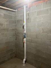 After: The homeowner was grateful to know their radon risk was reduced.