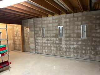 After: The homeowner was given peace of mind knowing their walls were secured.