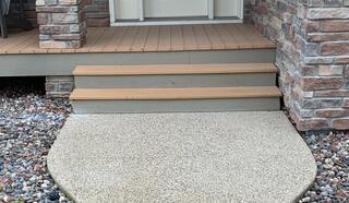 After: The homeowner was grateful for the crew's excellent work.