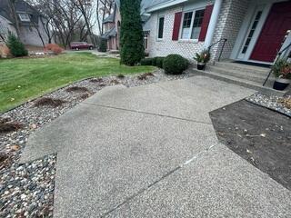 Minnetonka, MN, Sinking Concrete Repaired