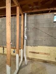 During: Our Foreman, Dakota, and his crew secured both the interior and exterior parts of the system in the home.