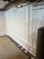 Basement Waterproofing System Installation in Smith Falls, ON