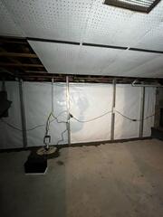 After: The homeowner was relieved to know their basement was properly repaired.