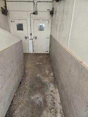 After: Sam, our PolyLevel foreman, and his crew successfully lifted the barn floor back to its original position.