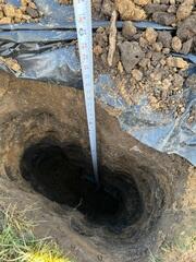 During: Our Foreman. Jesus, and his crew secured all the GeoLocks on the struggling walls.