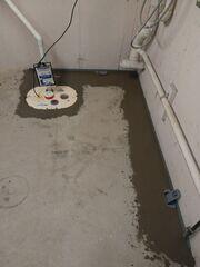 The Triple Safe Sump Pump has been installed. Creating peace of mind for the homeowners.