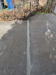During: The Foreman and his crew successfully secured all the concrete repair products throughout the driveway.