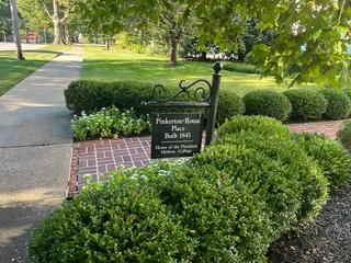 This sign shows the home was built in 1843, over 183 years old!