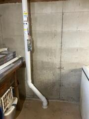 During: Our Foreman, Gustavo, secured the system inside the home.