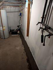 After: The homeowner was relieved to know their water-damaged basement was properly protected.