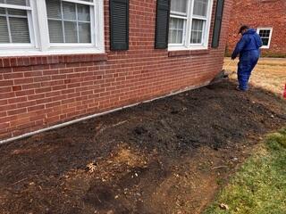 Exterior waterproofing project completed