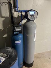 sulfur filter added to existing water softener set up