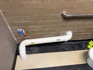 Strategic Placement Pipe: Precision piping installed to optimize soil gas extraction beneath the building slab.