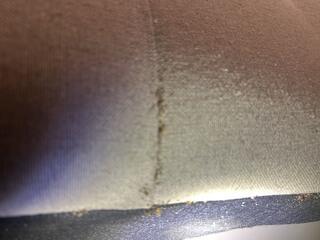 As well as in the corners of the headboard...