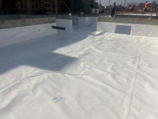 Fully encapsulated crawlspace completed during Pacific Palisades fire reconstruction project.