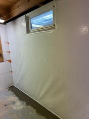 During: Our crew successfully secured the products throughout the basements.