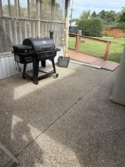 Before: Our Design Specialist recommended lifting and replacing the old joints throughout the concrete.