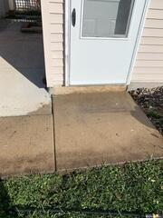 During: Our Foreman, Dylon, and his crew successfully inserted PolyLevel below the struggling sidewalk.