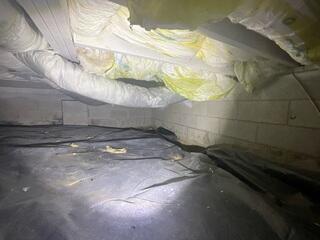 Transforming a Wet Crawl Space in Spotsylvania, VA