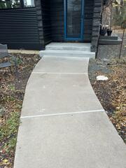 After: Our Foreman, Ryan, and his crew successfully transformed the damaged concrete.
