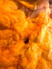 The mice made a lot of tunnels throughout the insulation...