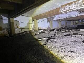 Repairing a crawl space in Wotton, QC