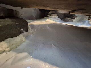Finished Crawl Space - Clean, Dry, and Protected